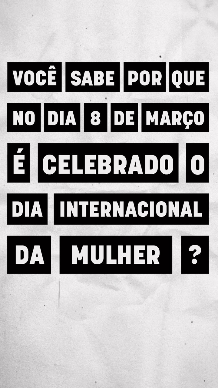 Reel Animado Dia Internacional das Mulheres